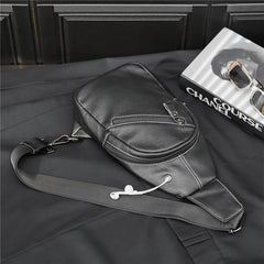 Leather Chest Bag Single Backpack iPad Bag