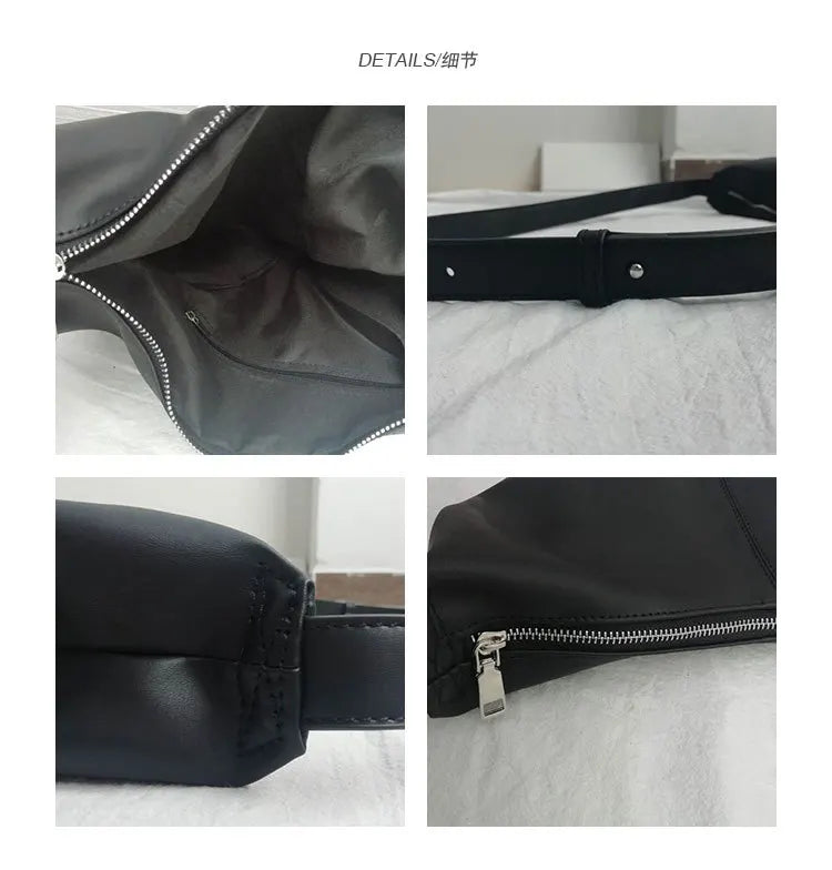 Large-Capacity Dumpling Bag Shoulder Messenger Bag
