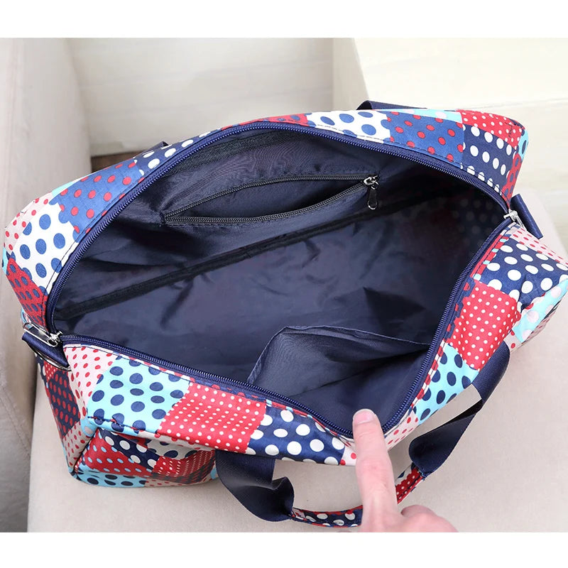 Fashion Waterproof Women Travel Bag Large Capacity Printing Bags