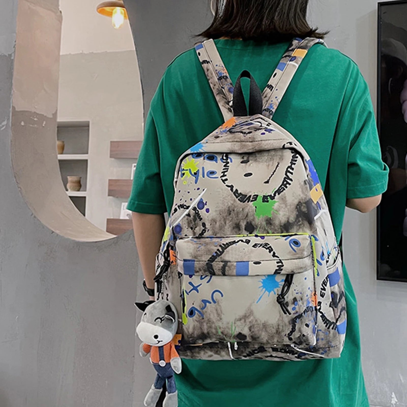 Waterproof Lightweight Backpack Printing School Backpack