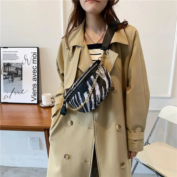 11 Inch Chest Bag with Shoulder Strap for Short Trip