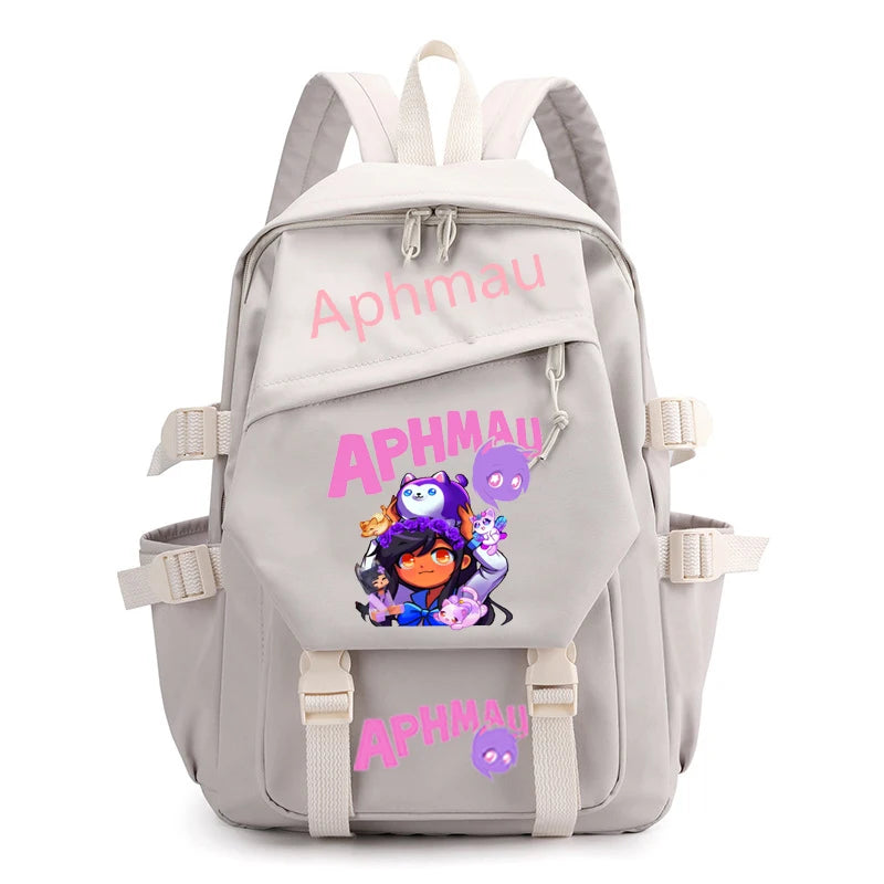 Aphmau Girls Backpack, Student Shoulder Bag