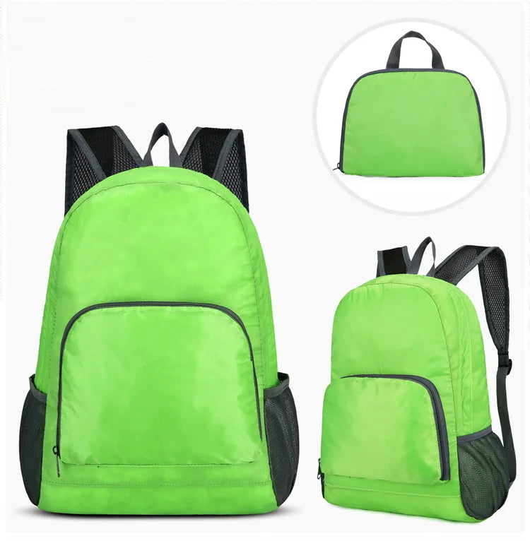 Flamingo Print Foldable Backpack for Men Women Lightweight Daypack