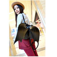 Punk Style Bat Wing Backpack for Women and Girls