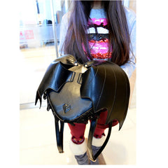Punk Style Bat Wing Backpack for Women and Girls