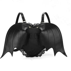 Punk Style Bat Wing Backpack for Women and Girls
