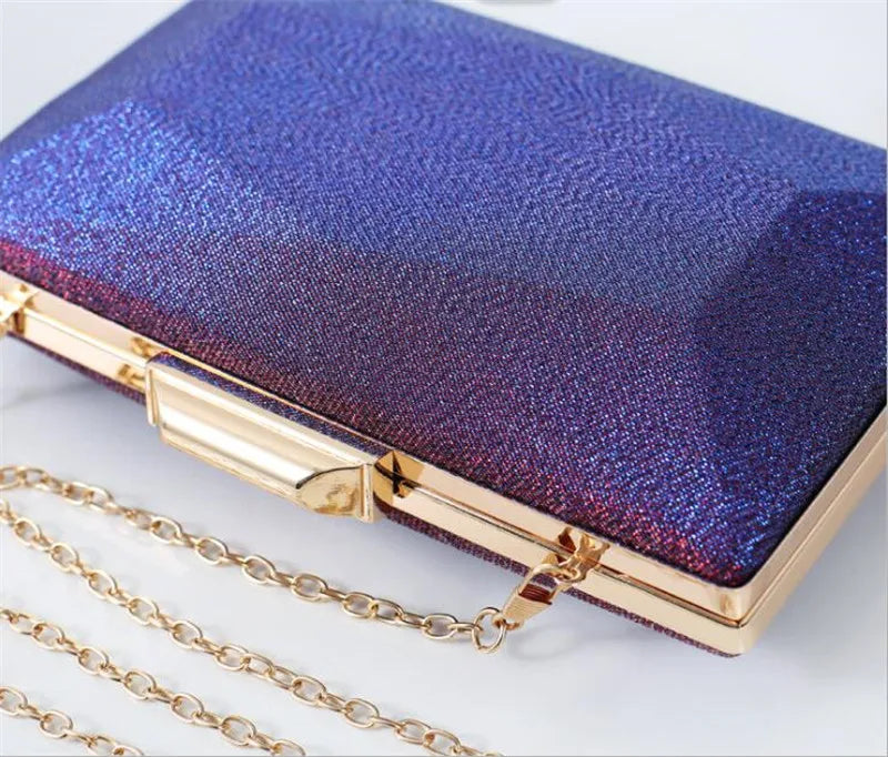 Evening Clutch Wedding Banquet Wallets With Chain