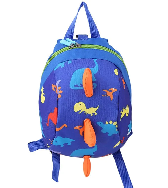 Children Dinosaur Print Backpack Kids Kindergarten SchoolBag