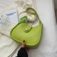 Women's Leather Saddle Crossbody Bag