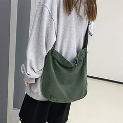 Canvas Shoulder Bags Unisex Crossbody Bags Casual Messenger Bags