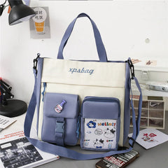 Canvas Women Handbag Shoulder Bags Large Capacity Tote Shopping