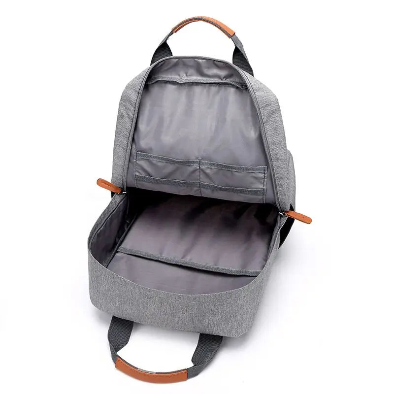 Business Men Laptop Backpack Waterproof Oxford Light Bag
