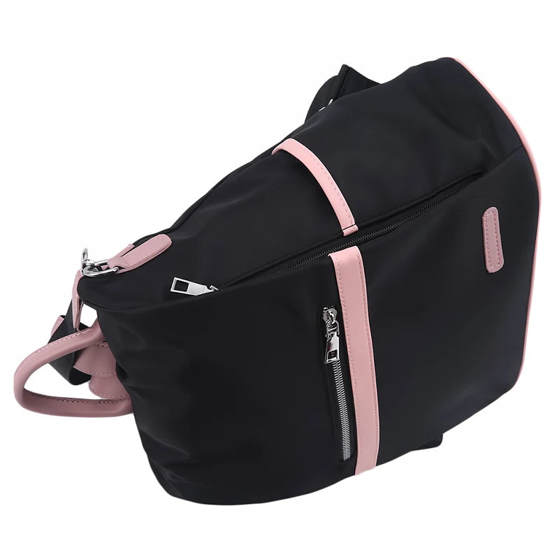 Waterproof Nylon School Backpack for Girls Teenagers