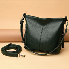 Summer Soft Leather Shoulder Bags for Women