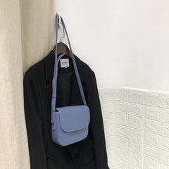Women's Pu Leather Crossbody Bag Wild Style Shoulder Saddle Bag