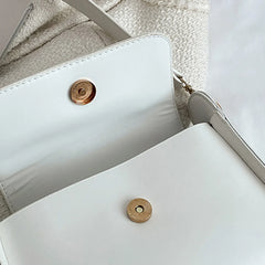 Women Shoulder Bag Soft PU Leather Underarm Bags Female Solid Small Square Bag