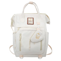 Women Backpack School Bags Laptop Mochila Double Zipper