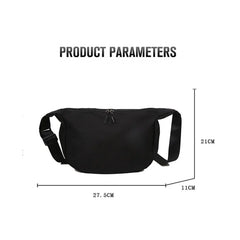 Dumpling Bag Women's Large Capacity Messenger Bag Casual Oxford Cloth