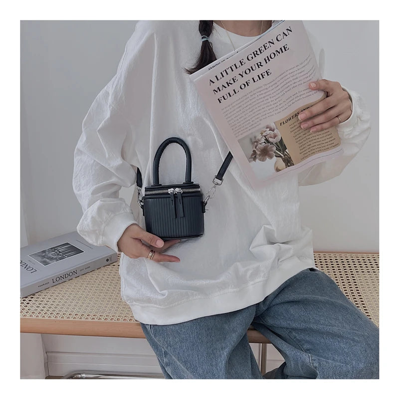 Early Spring Fashionable Purses Ins All-match Portable Small Square Handbags