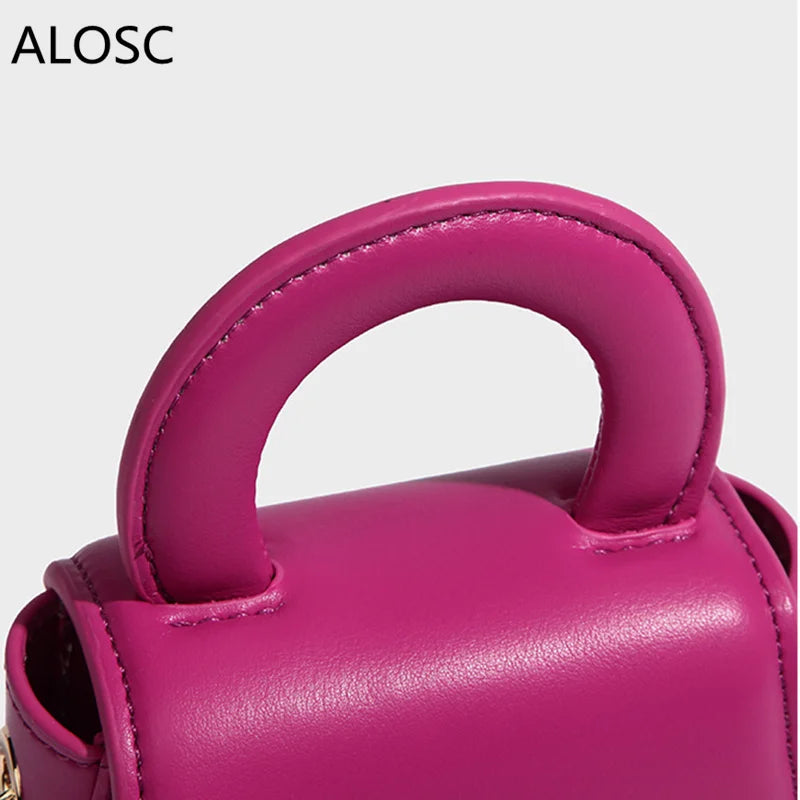 Chian Shoulder BBag For Women Mini Small Love Bag Leather Square Bag