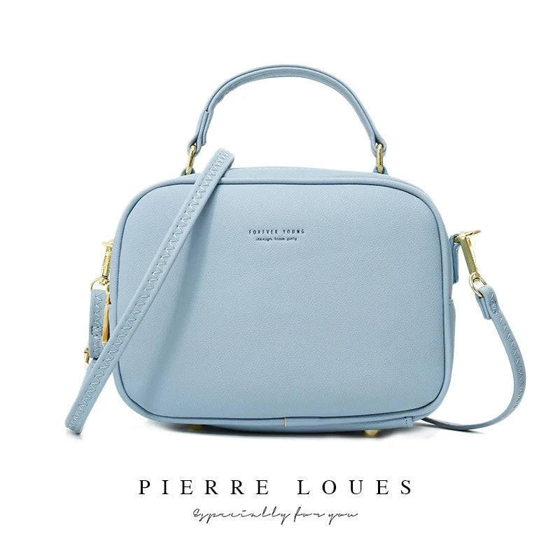 Women's Shoulder Bag PU Messenger Travel Handbag Wallet Phone Bag