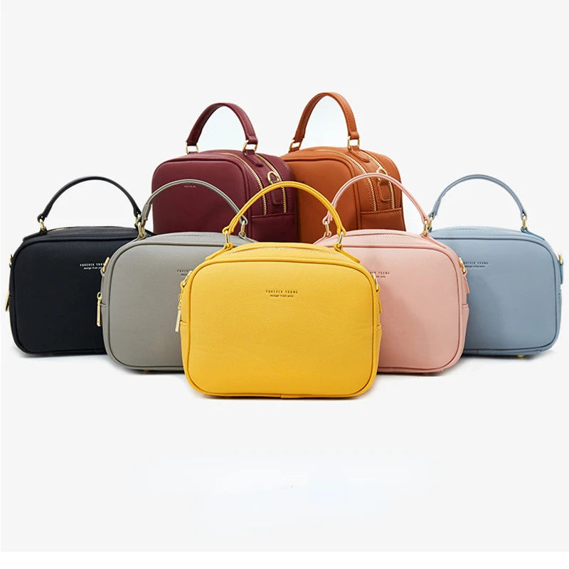 Women's Shoulder Bag PU Messenger Travel Handbag Wallet Phone Bag