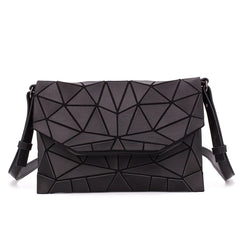 Matte Shoulder Bag Women Evening Party Bag Geometry Messenger Clutch