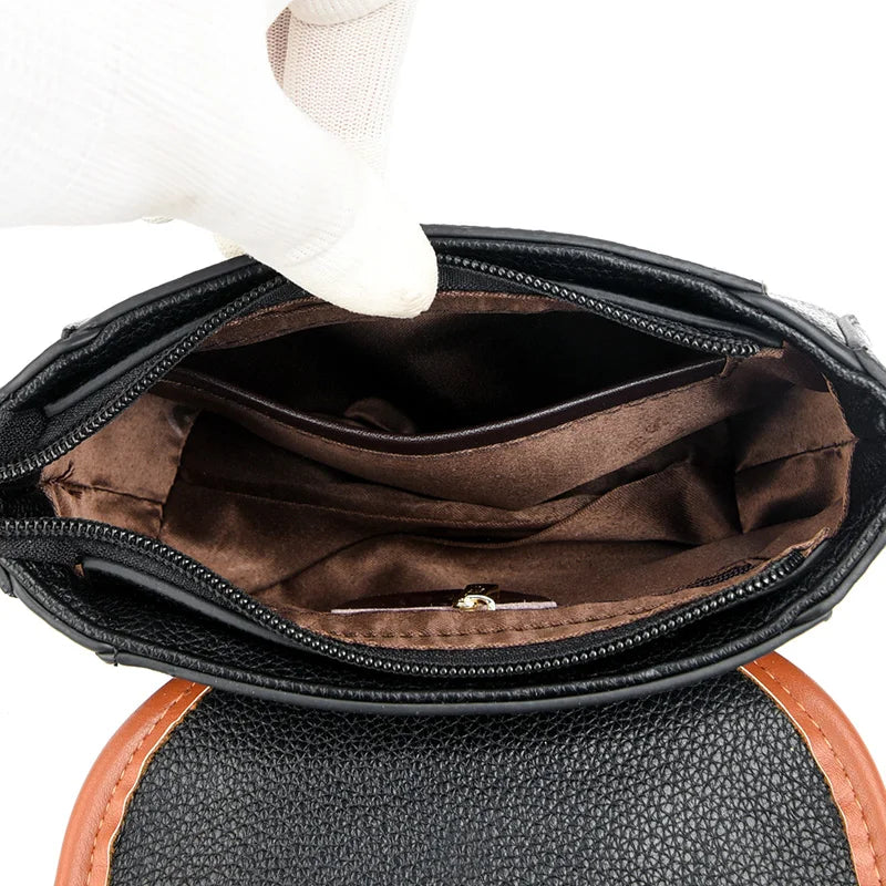 Mini Leather Shoulder Crossbody Bag for Women Small Shell Purse
