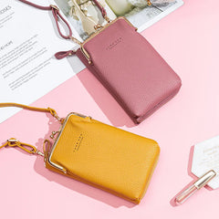 Matte Leather Crossbody Bag Women Shoulder Messenger Clutch Phone Purse Handbag