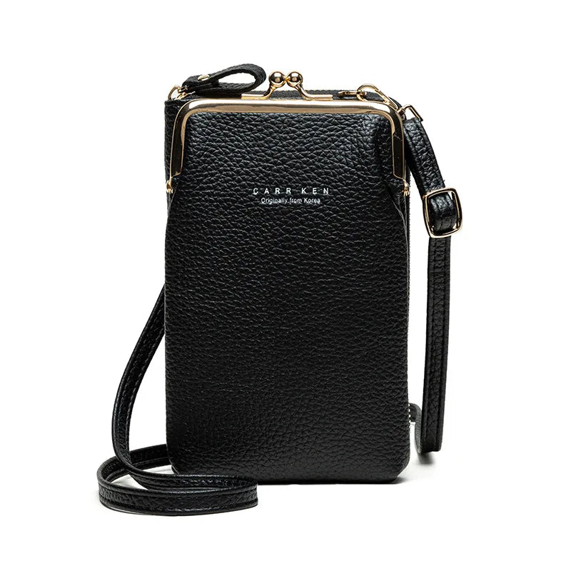 Matte Leather Crossbody Bag Women Shoulder Messenger Clutch Phone Purse Handbag