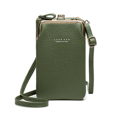 Matte Leather Crossbody Bag Women Shoulder Messenger Clutch Phone Purse Handbag