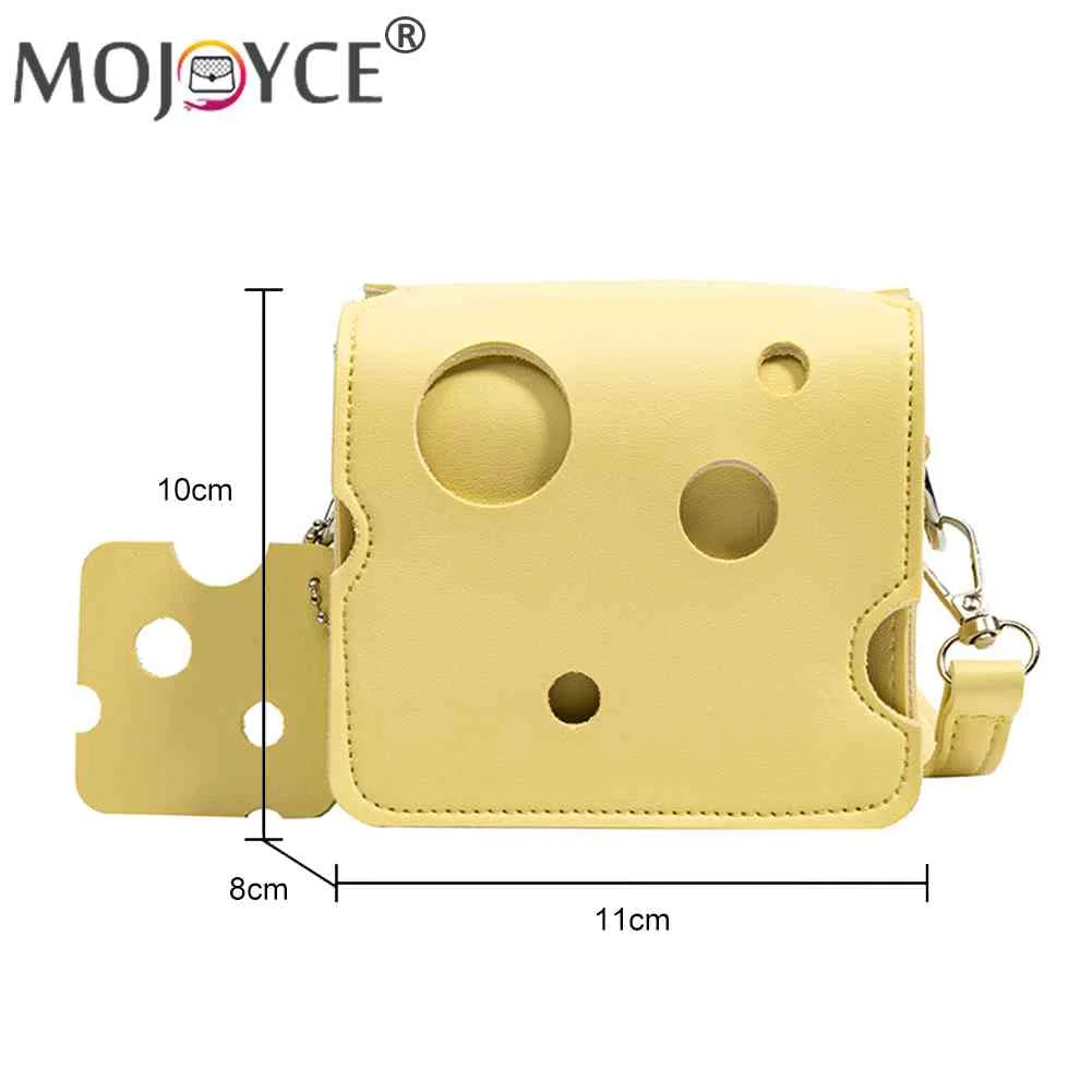 Mini Crossbody Bag for Women - Cheese Shaped Phone Pouch