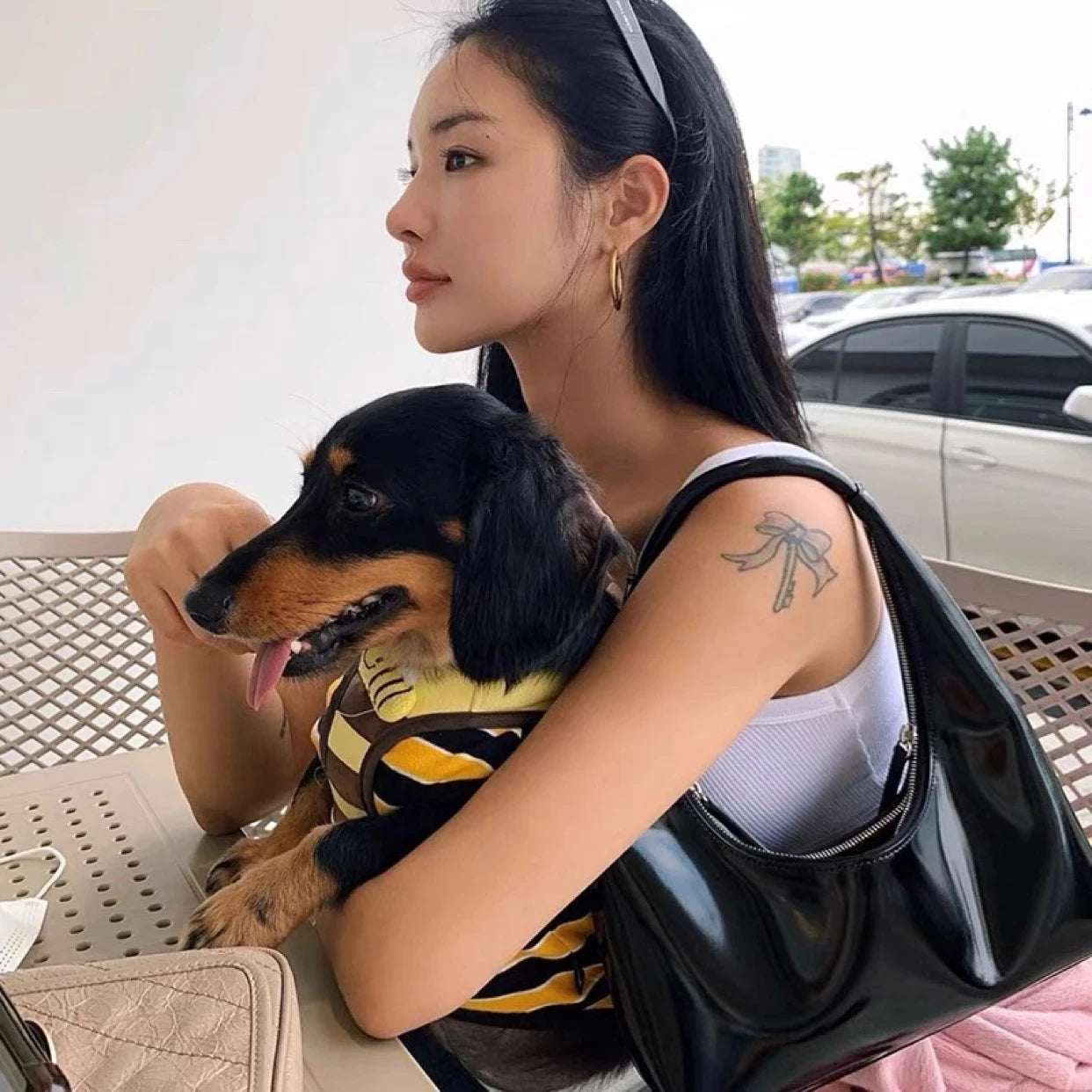 Patent Leather Women Underarm Bags Ladies Hobos Small Shoulder Bag Female Solid