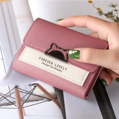 Short Wallet Ladies Mini Metal Buckle Small Wallet