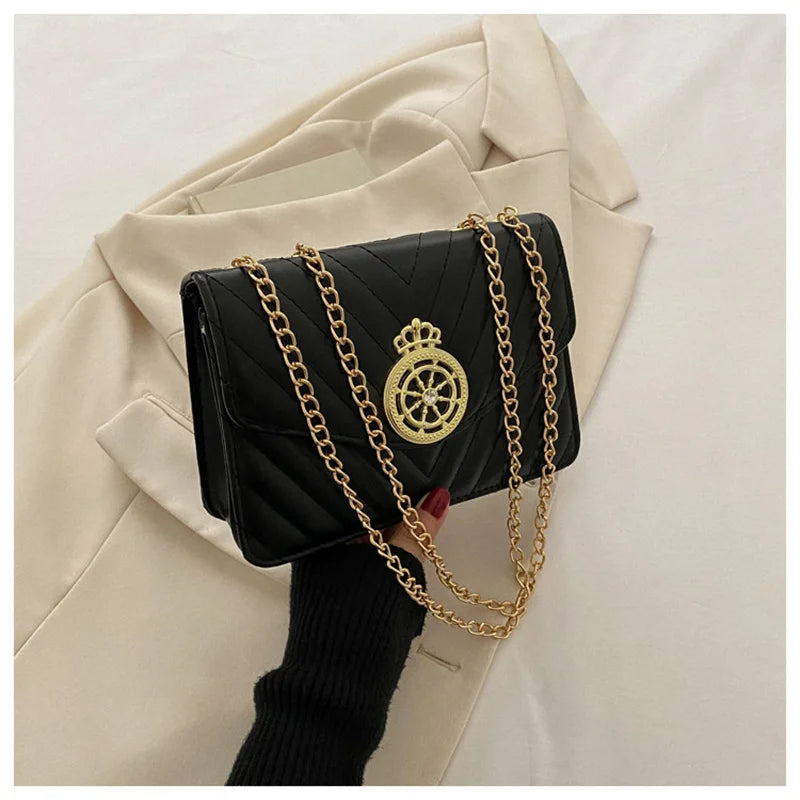 Women's PU Leather Shoulder Bag Crossbody Purse
