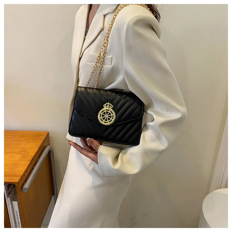 Women's PU Leather Shoulder Bag Crossbody Purse
