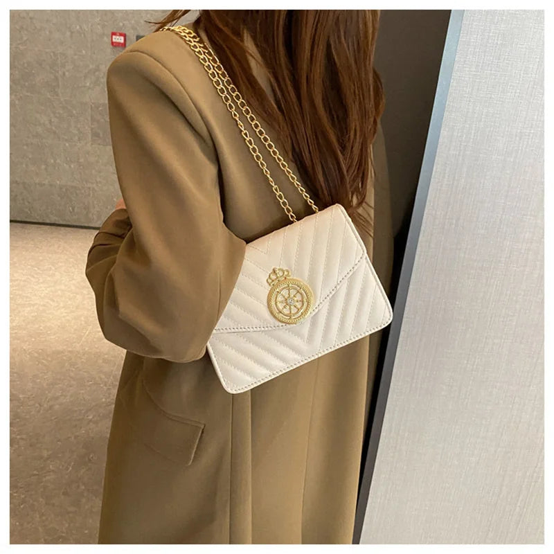 Women's PU Leather Shoulder Bag Crossbody Purse