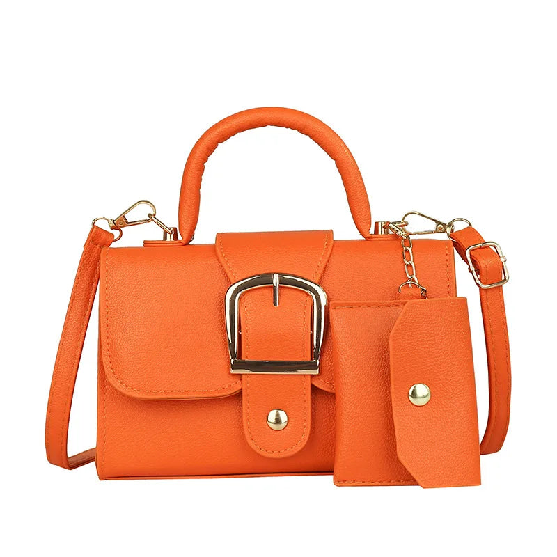 Small Women Shoulder Bag Crossbody Top Handle Casual Flap
