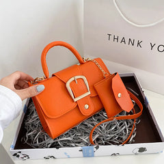 Small Women Shoulder Bag Crossbody Top Handle Casual Flap