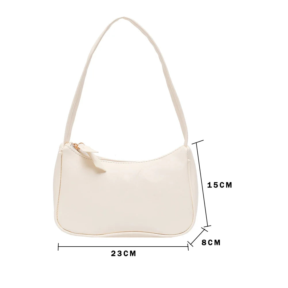 Vintage Mini Shoulder Bags Small Retro Handbags Armpit Bags