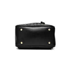 Women's Bead Backpack PU Leather School Bag for Girls