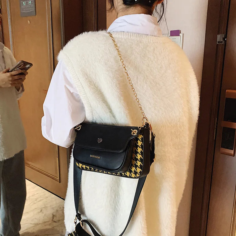 Women Shoulder Bags Messenger Bags Pu Leather Crossbody Bag Lady Small Purse 3 B