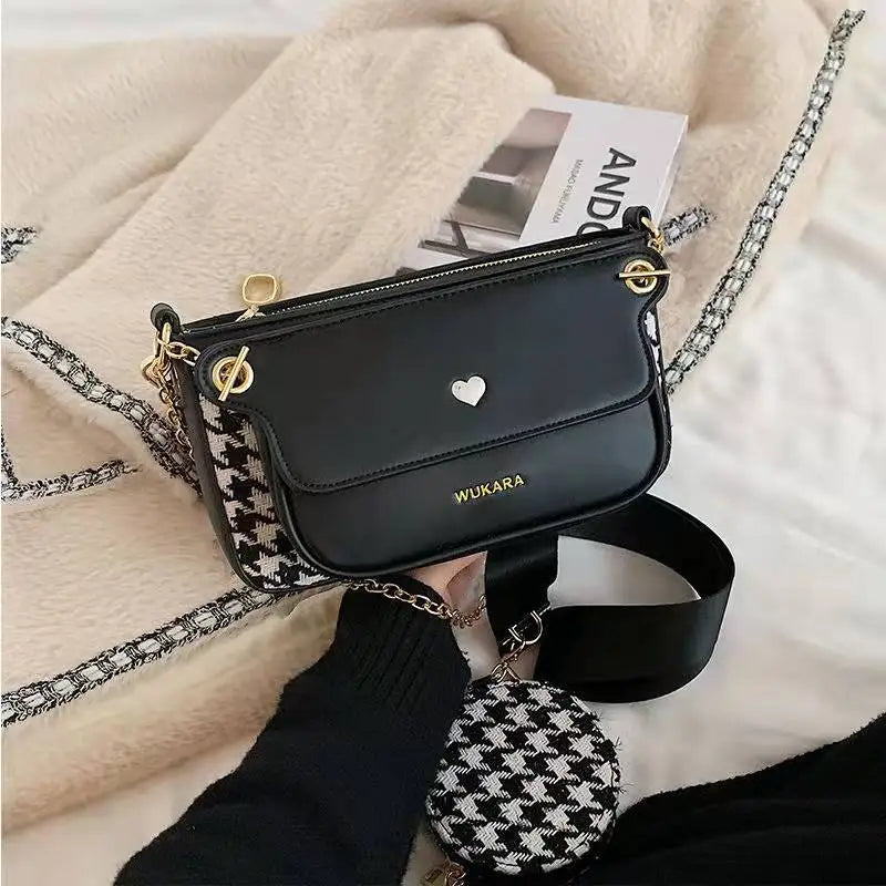 Women Shoulder Bags Messenger Bags Pu Leather Crossbody Bag Lady Small Purse 3 B