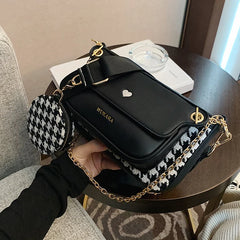 Women Shoulder Bags Messenger Bags Pu Leather Crossbody Bag Lady Small Purse 3 B