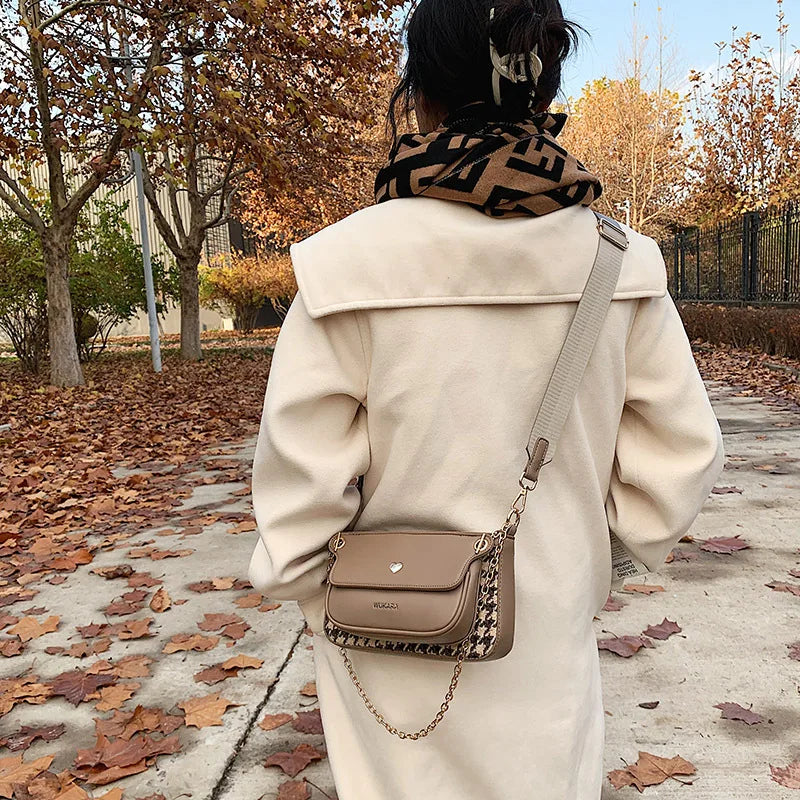 Women Shoulder Bags Messenger Bags Pu Leather Crossbody Bag Lady Small Purse 3 B