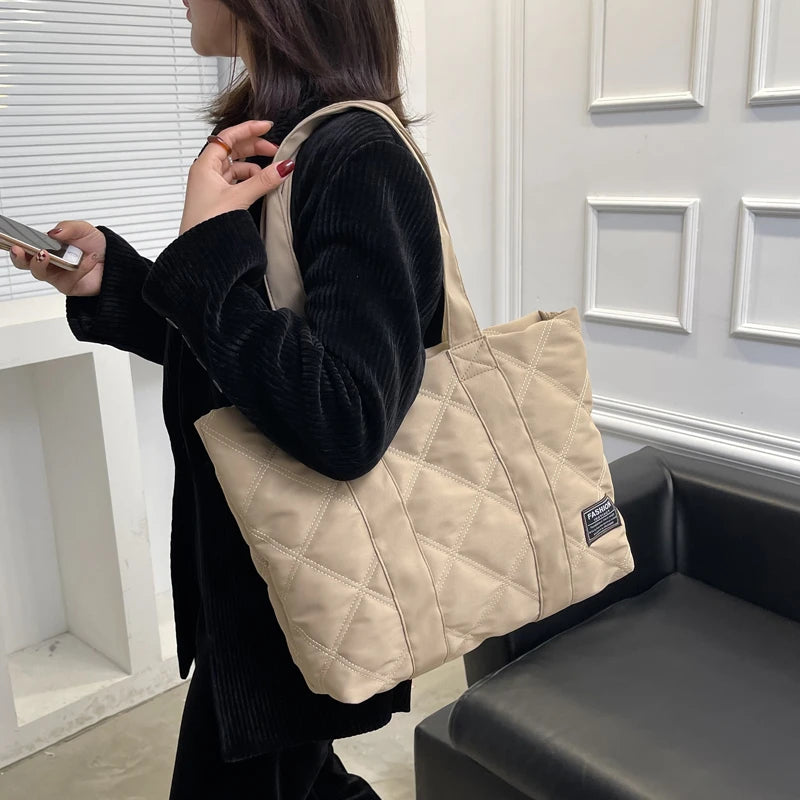 Women's Large Tote Bag Canvas Travel Shopping Handbag