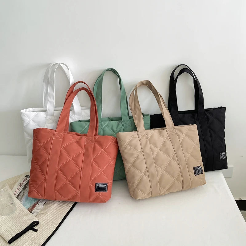 Women's Large Tote Bag Canvas Travel Shopping Handbag