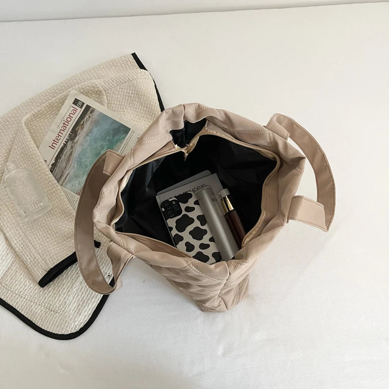 Women's Large Tote Bag Canvas Travel Shopping Handbag