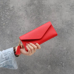 Zipper Womens Clutch Wallet Soft Leather Money Bag