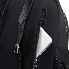 Women's Waterproof Leather Backpack Casual Large-capacity Bookbag